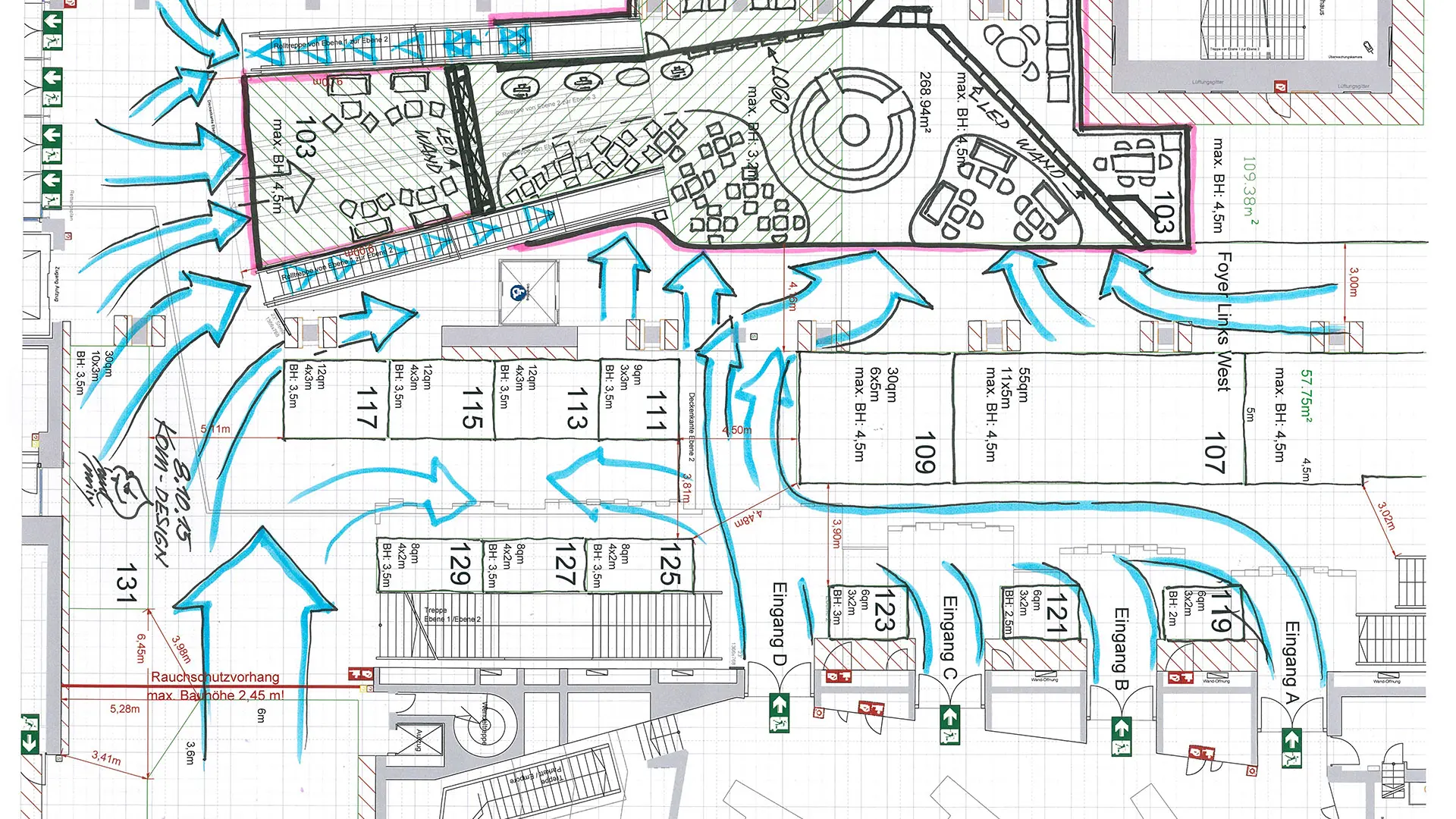 Conceptual planning of exhibition stand image