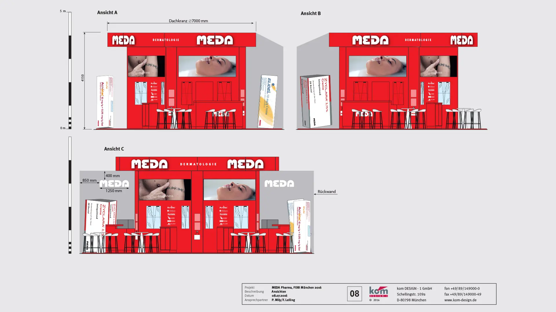 Draft drawings of  the exhibition stand image