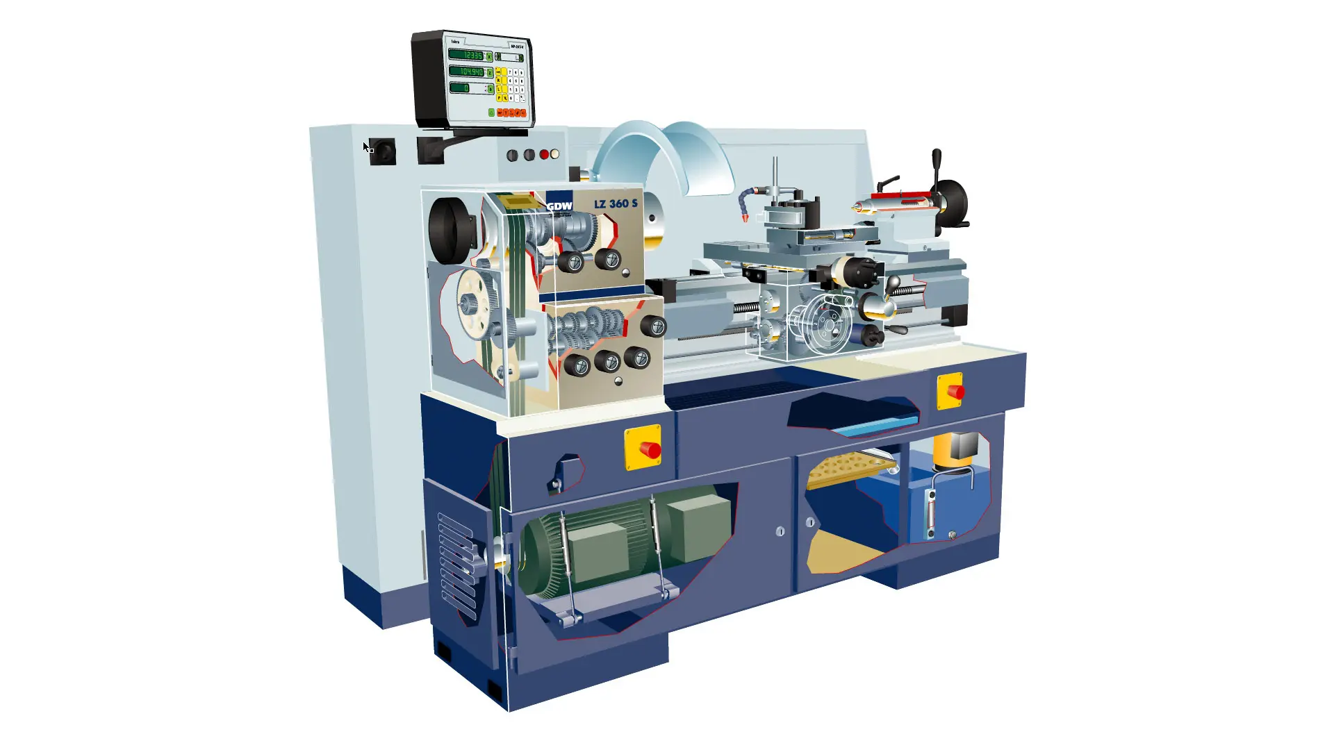 GDW: precision lathe for training